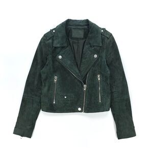 BLANK NYC Suede Moto Jacket 90s Biker Y2k Boho Downtown Girl Rock Chic Edgy